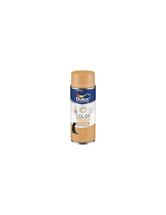 Aérosol color touch effet métal or 400ml - dulux valentine