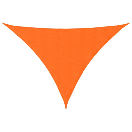 Voile de parasol tissu oxford triangulaire 4x5x6,4 m orange