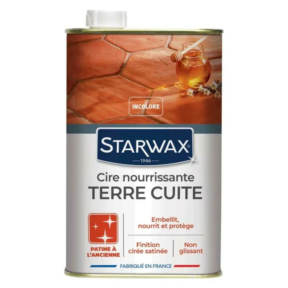 Cire patine incolore terre cuite 1l starwax