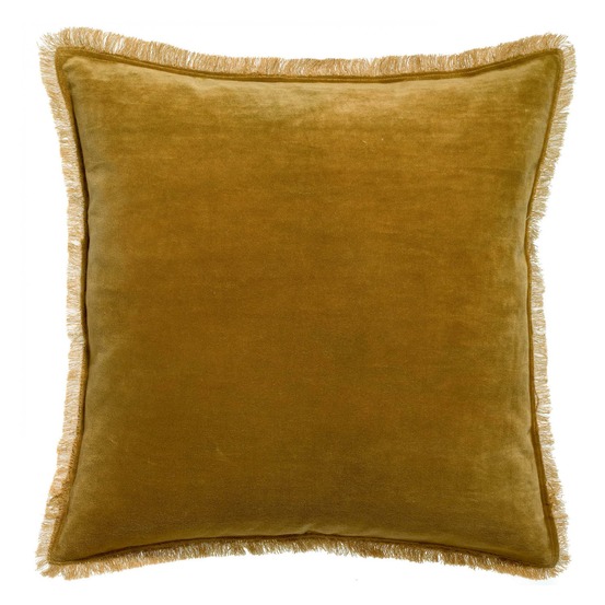 Coussin uni fara bronze 45 x 45 cm