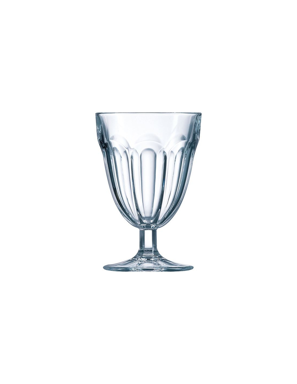 6 verre à pied 21 cl - roman - luminarc