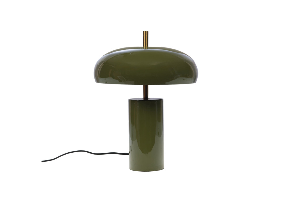 Lampe à poser en métal gabin kaki