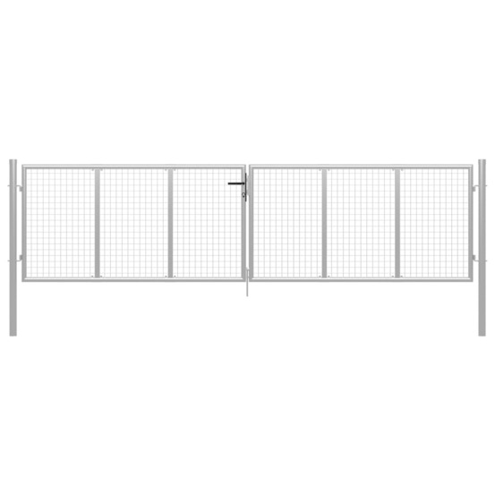 PORTE DE JARDIN ACIER GALVA 14-(864216)