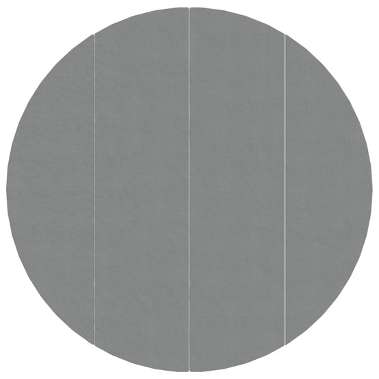 Bâche de piscine gris clair ø500 cm géotextile polyester