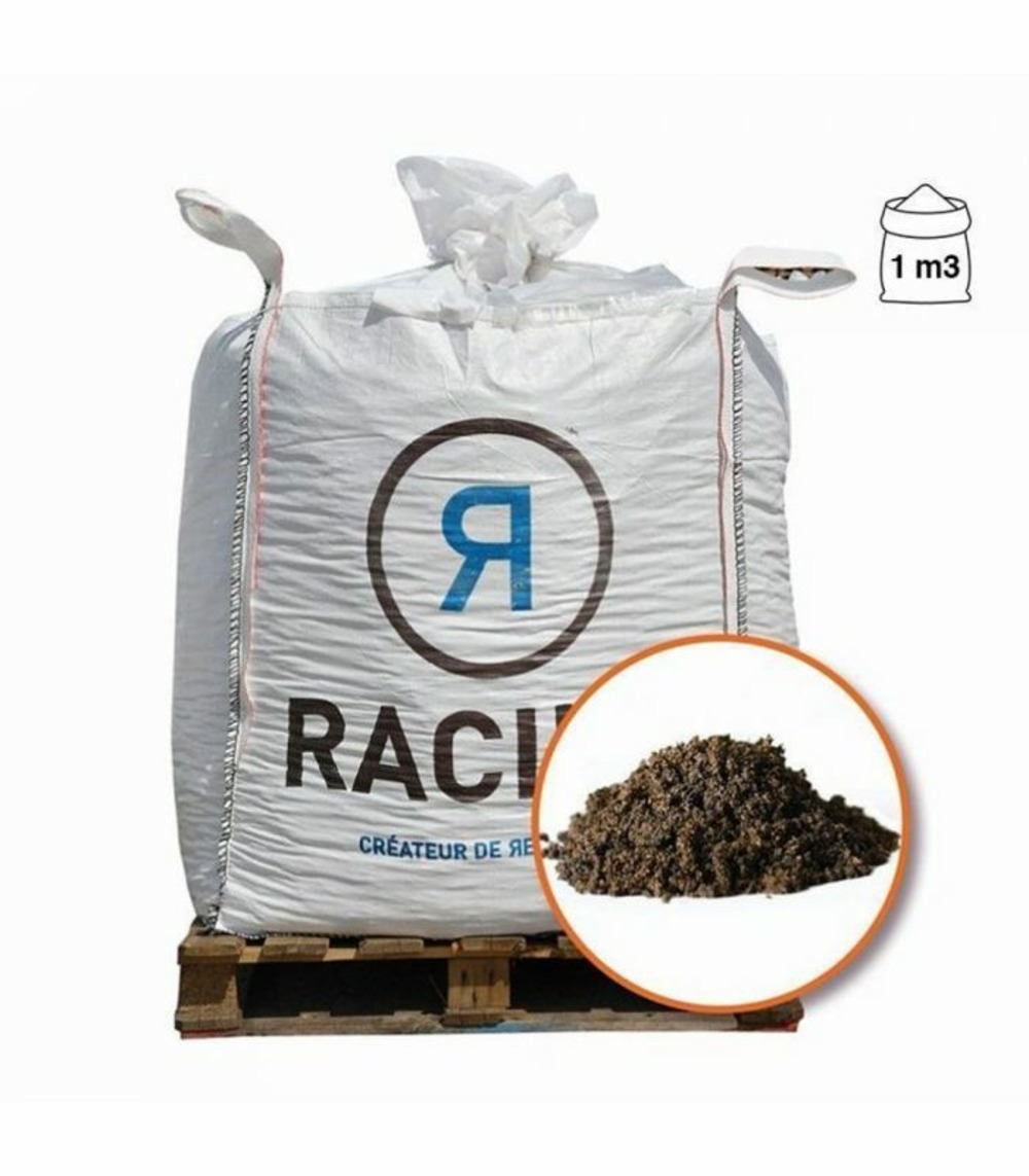 Terreau substrat pour regarnissage gazon pour sol sportif big bag 1 m3