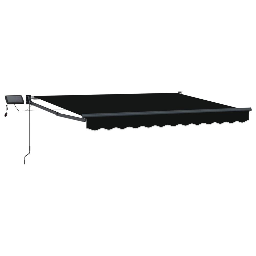 Store rétractable manuel avec leds 3,5 x 2,5 m