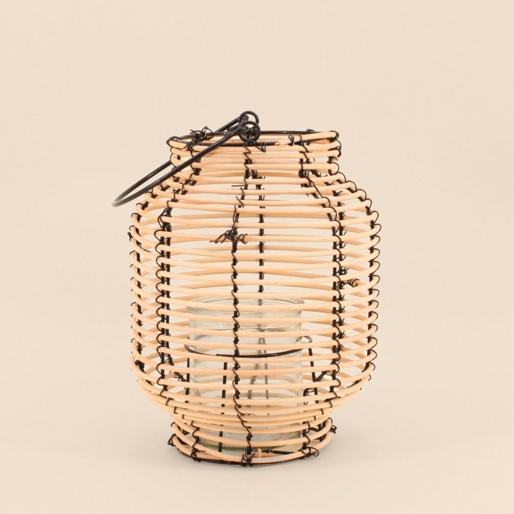 Lanterne en rotin 36cm, fatick