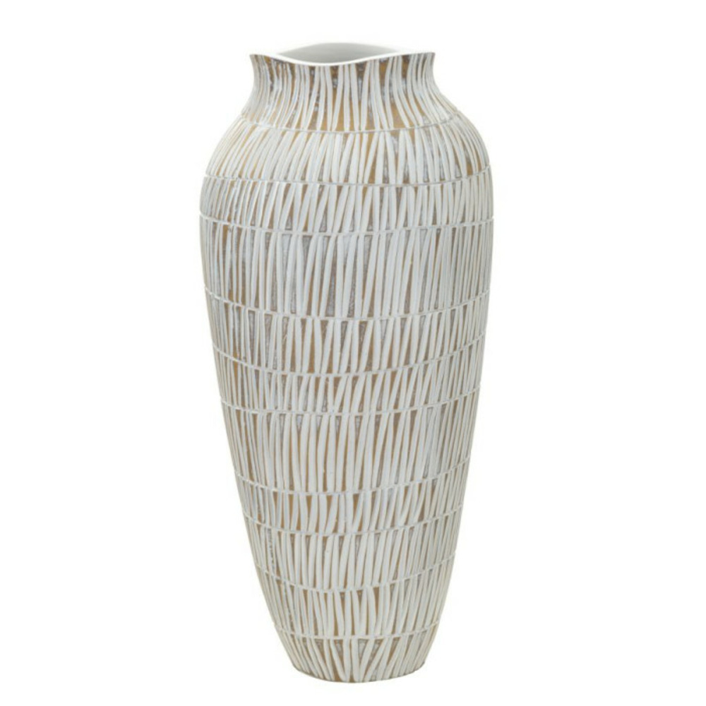 Vase déco en résine 