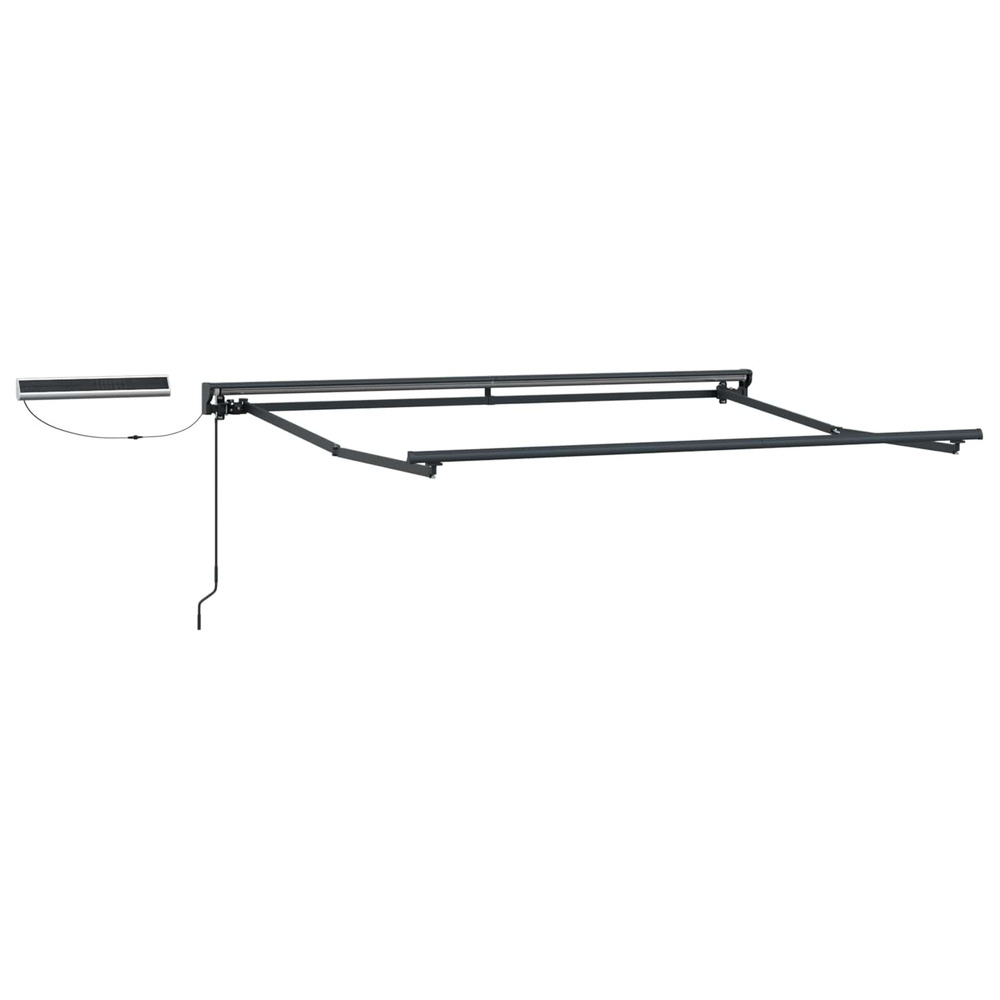 Cadre de store rétractable électrique anthracite 3 x 2,5 m