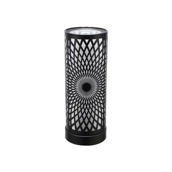 Lanterne lumineuse avec led kaleidoscope noir