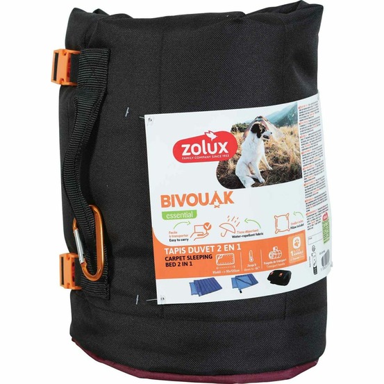 Tapis duvet 2 en 1 en tissu déperlant bivouak