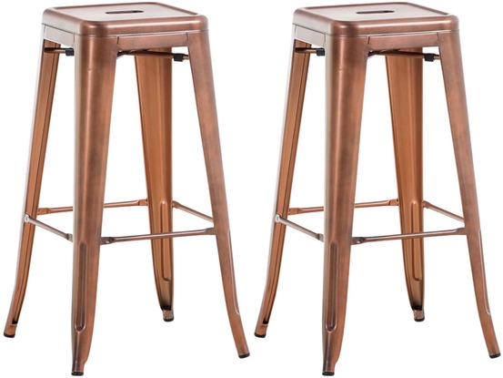 Lot de 2 tabourets de bar joshua v2