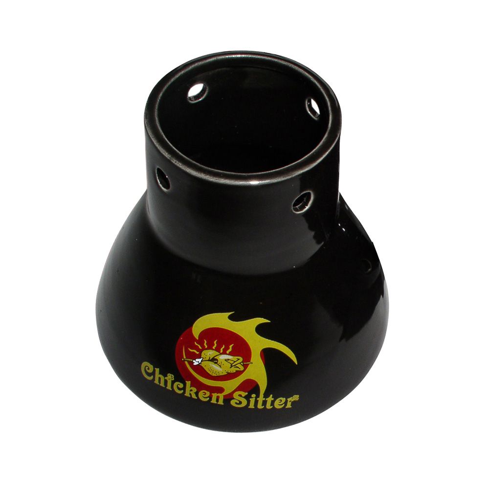 Support à poulet pour barbecue patton - noir