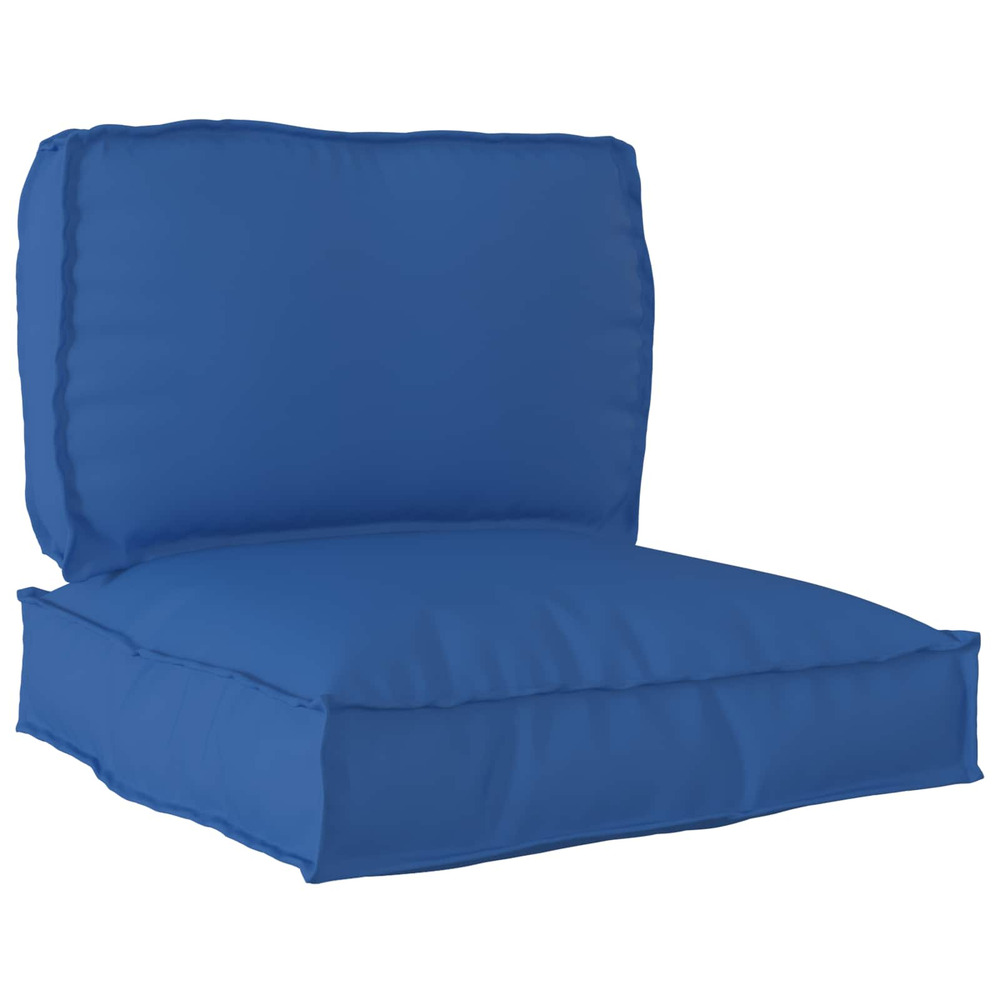 Set de coussins de palette 2 pcs bleu royal tissu oxford