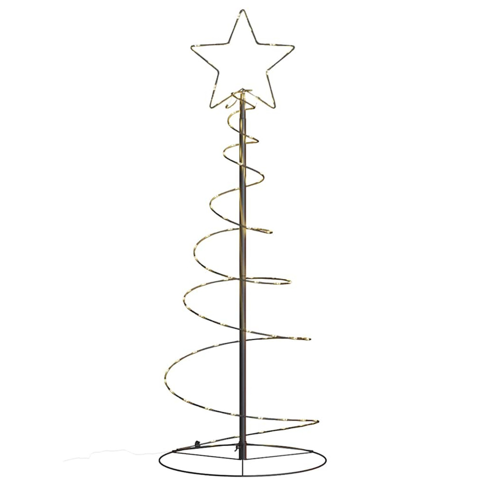 Sapin de noël à led 80 led blanc chaud 120 cm