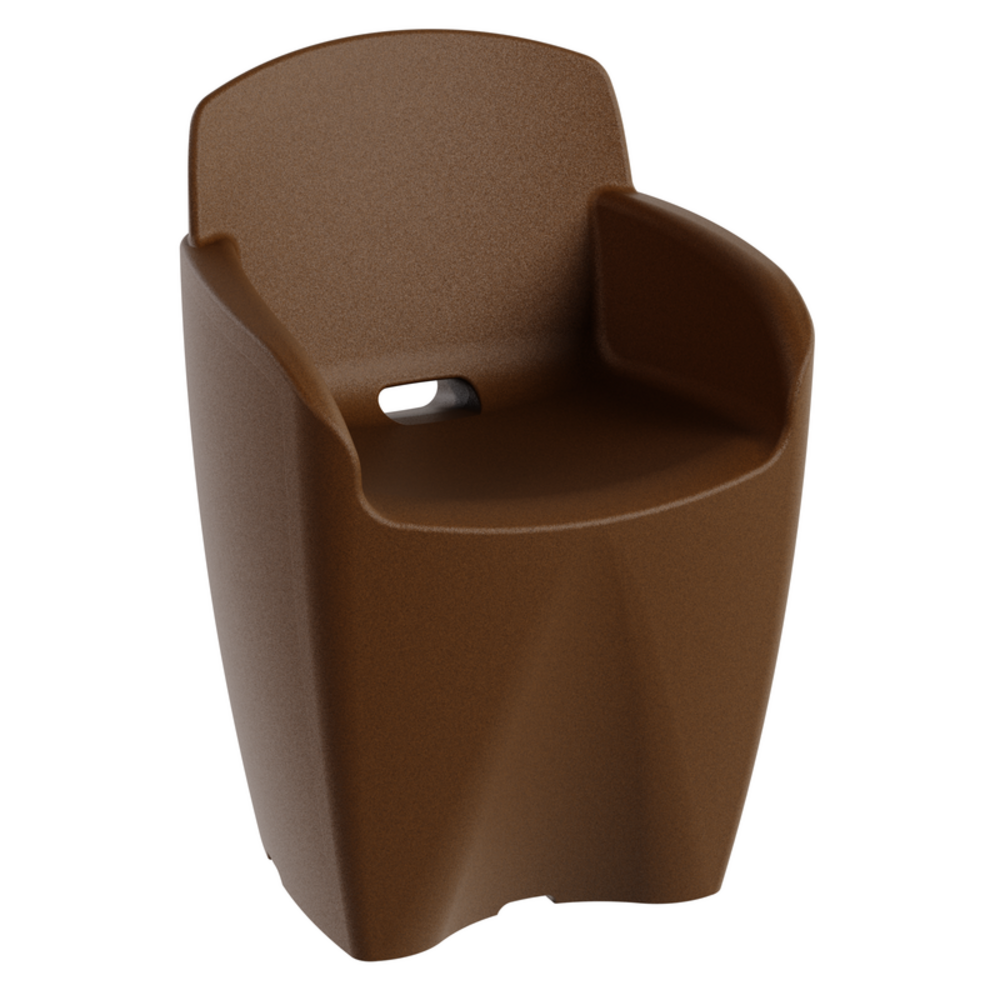 Chaise neoarmchair corten