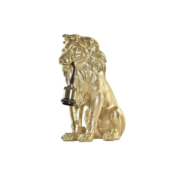 Lampe de bureau  doré lion 220 v 50 w (31,5 x 18 x 35,5 cm)
