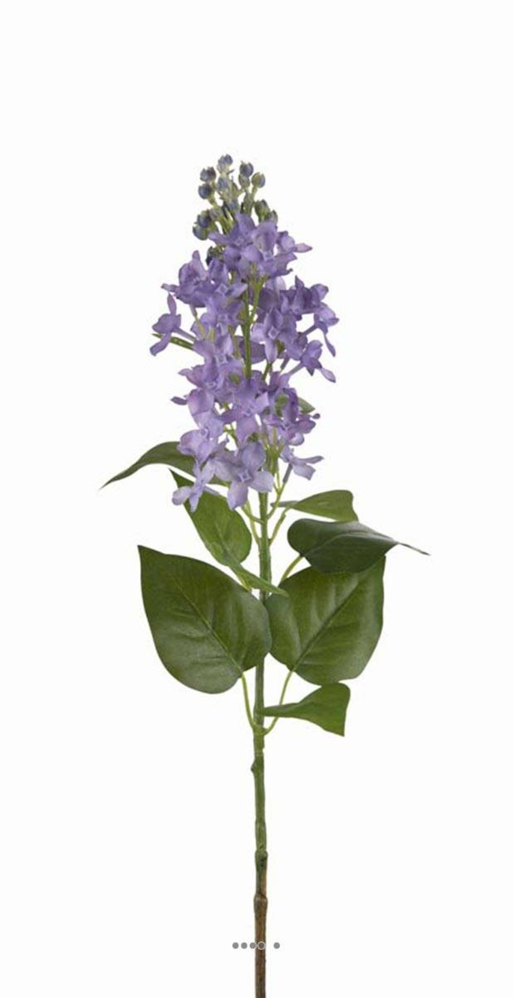 Lilas artificiel h 60 cm d 15 cm avec superbe tete tissu lavande - couleur: lava