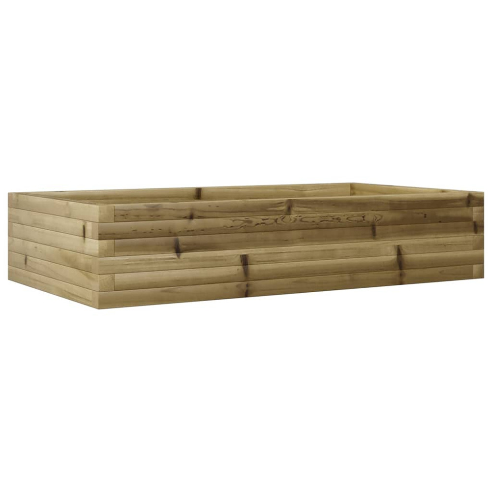 Jardinière d'extérieur 110x60x23 cm bois de pin imprégné