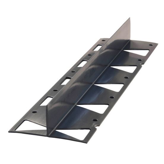 Bordure de jardin pvc t courb' 40 - 2m anthracite (x20)