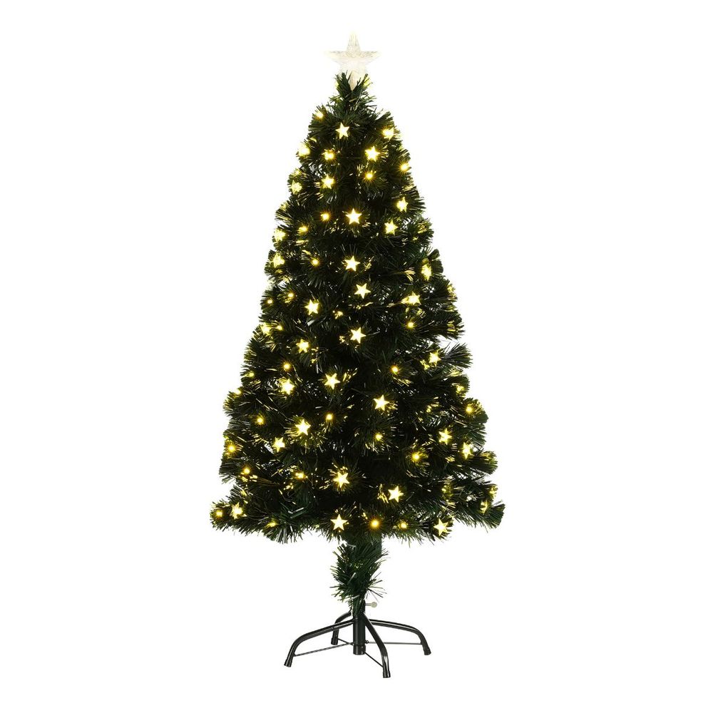 Sapin de noël artificiel mercury h120x55cm - blanc chaud