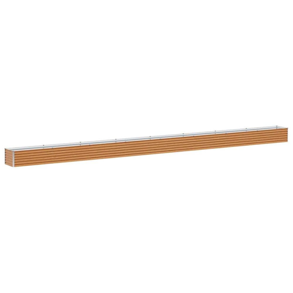 Jardinière surélevée marron clair 775 x 50 x 36 cm