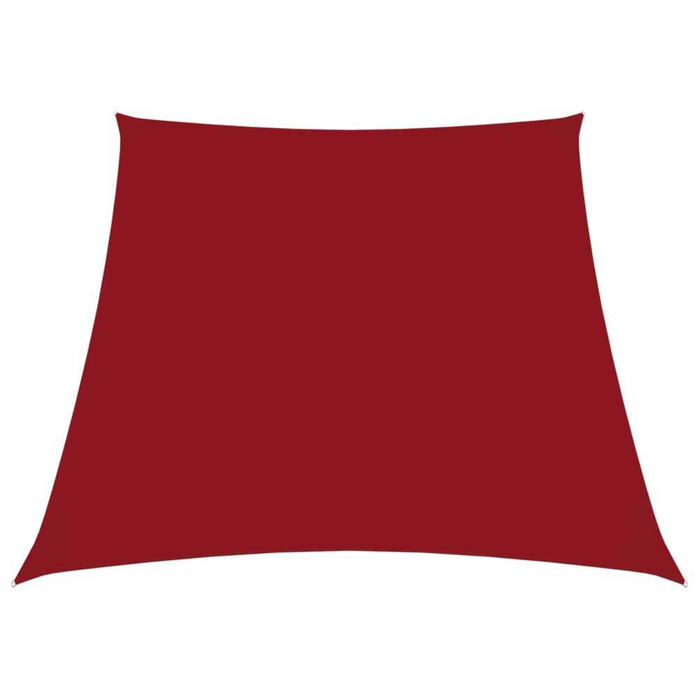 Voile de parasol tissu oxford trapèze 2/4x3 m rouge
