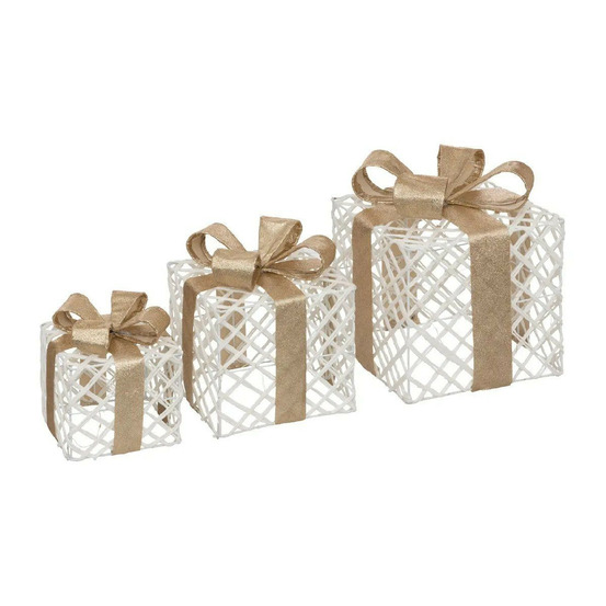 Lot de 3 décorations lumineuses