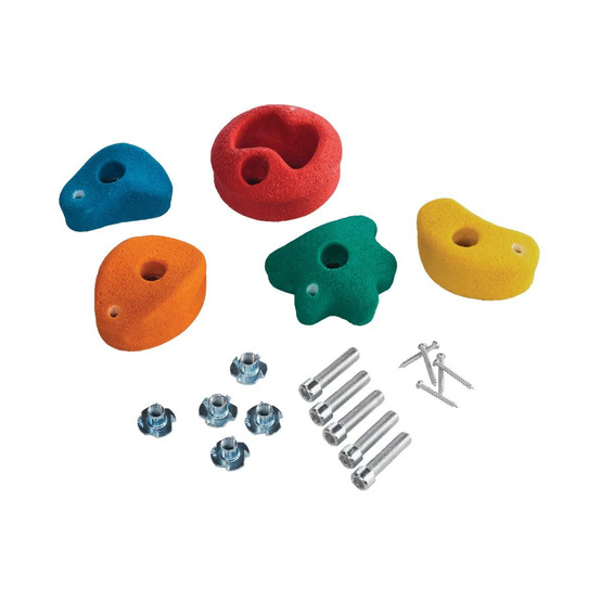 Kit pierres à grimper pour mur d'escalade (lot de 5)