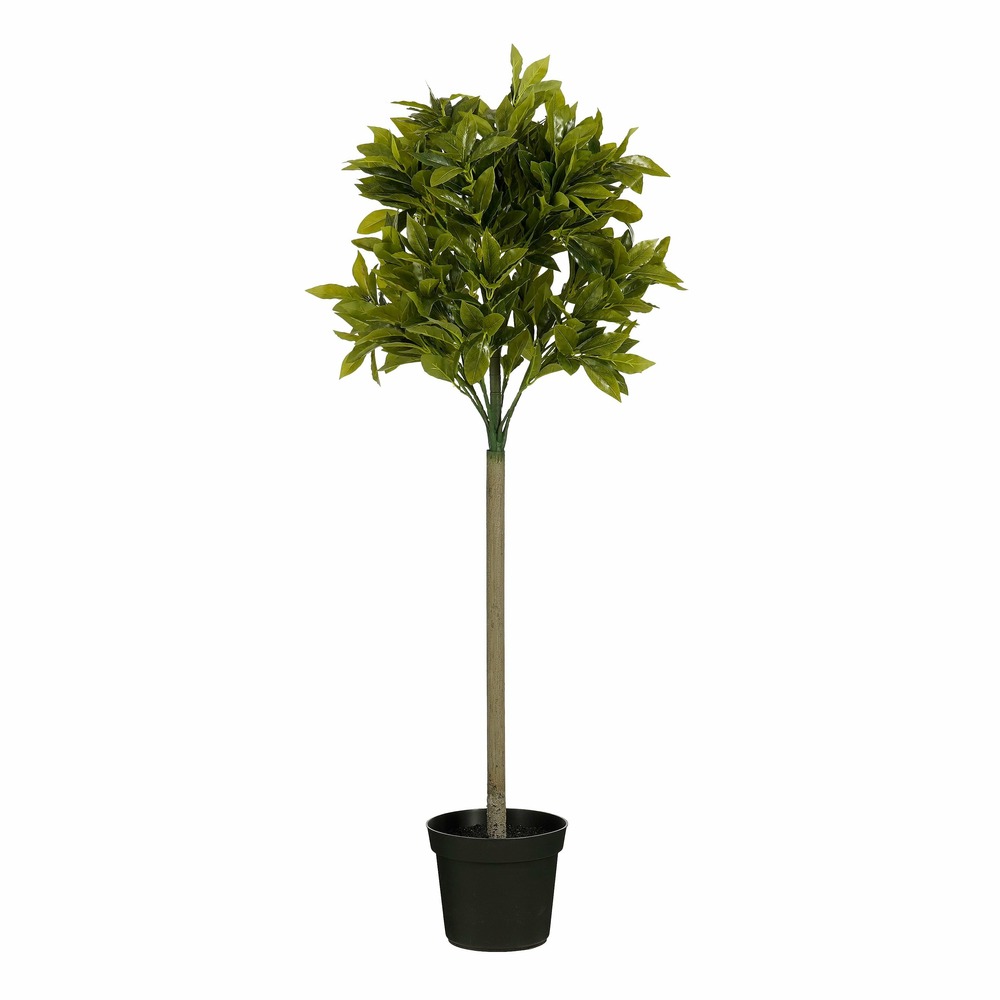 Mica decorations laurier arbre artificiel - h120 x ø40 cm - vert