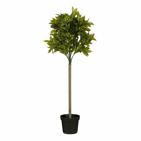 Mica decorations laurier arbre artificiel - h120 x ø40 cm - vert