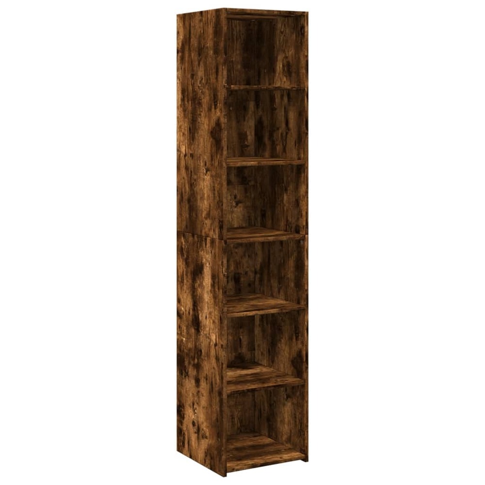 Buffet bahut commode armoire meuble de rangement organisateur cuisine salle de séjour salon haut 40 x 41 x 185 cm bois d'ingé