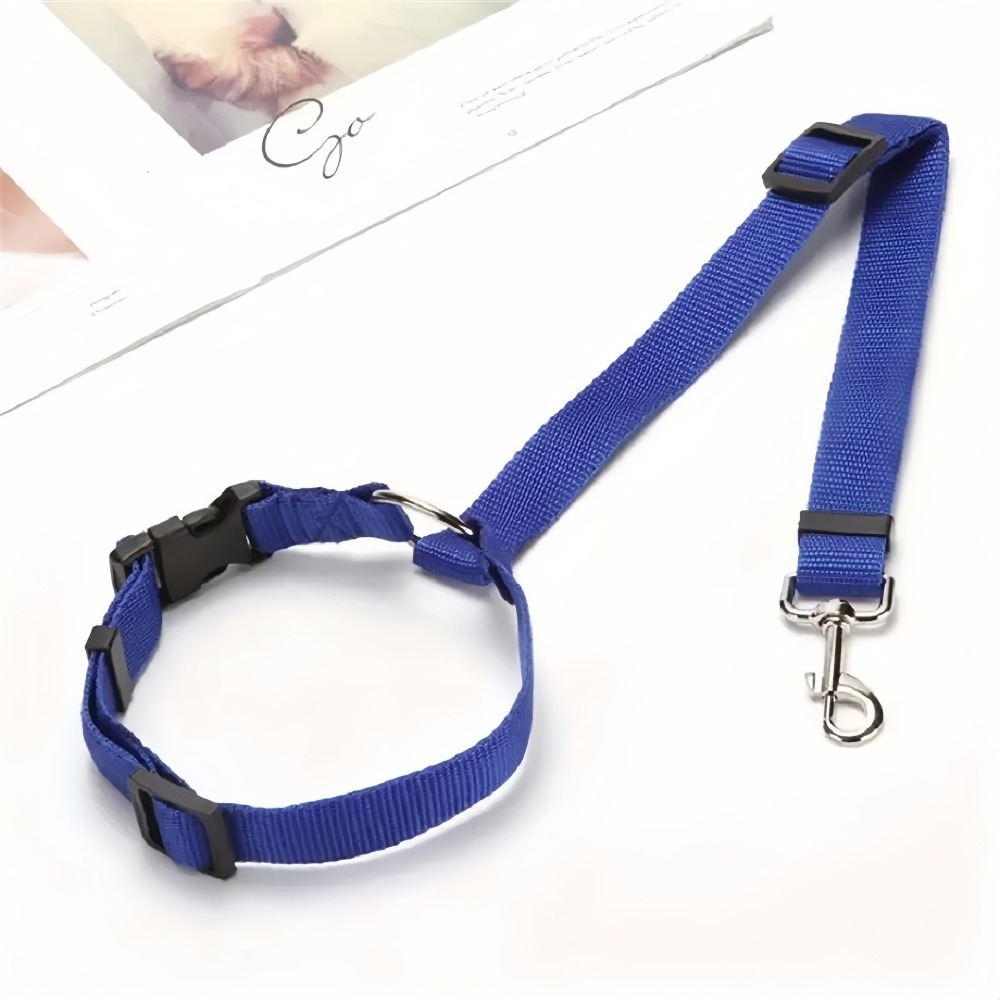 Ceinture de sécurité de voiture de luxe pour chien - longueur ajustable
