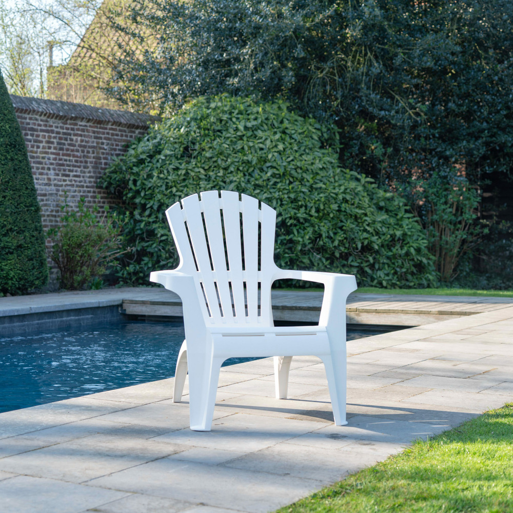Fauteuil adirondack blanc