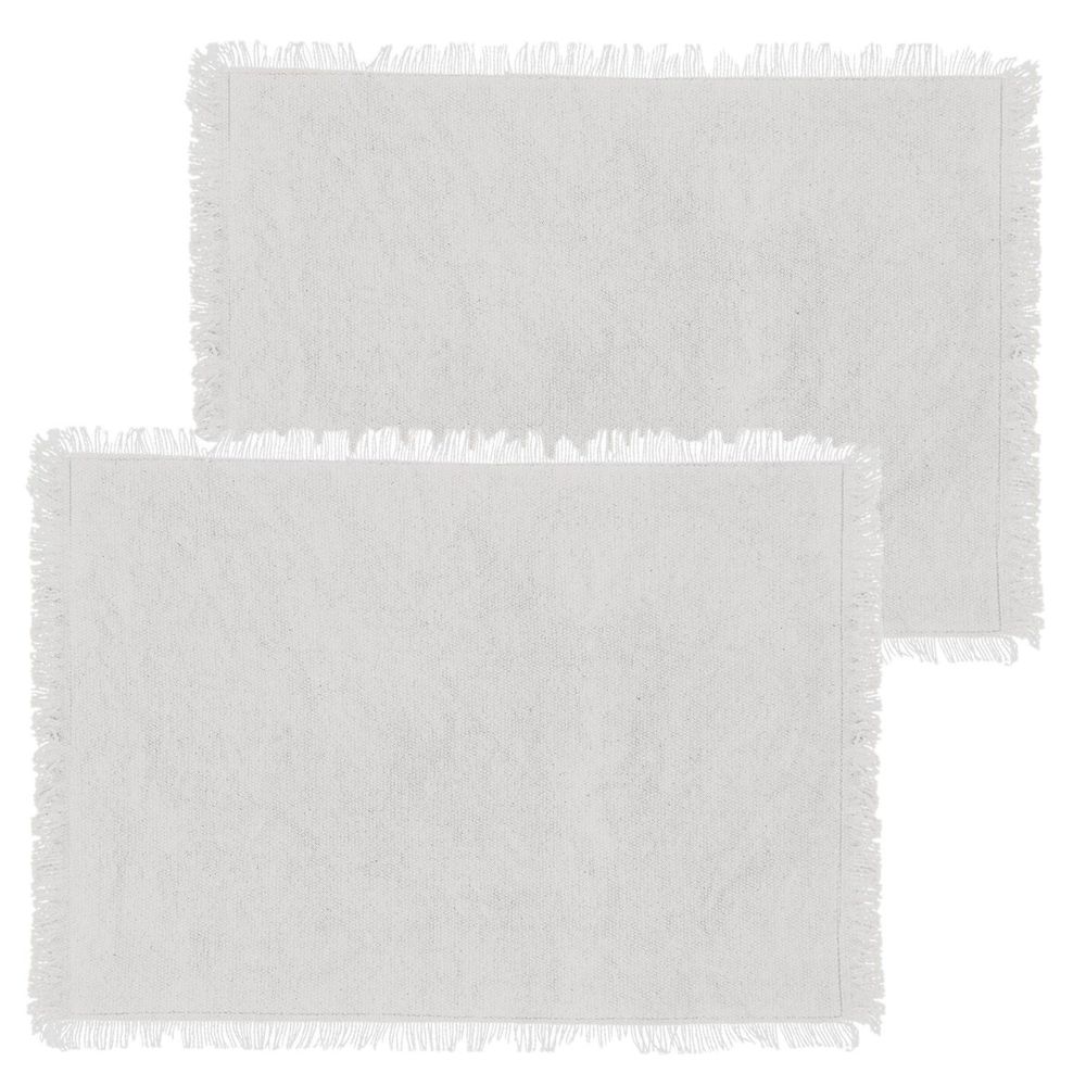 Lot de 2 sets de table en coton maha