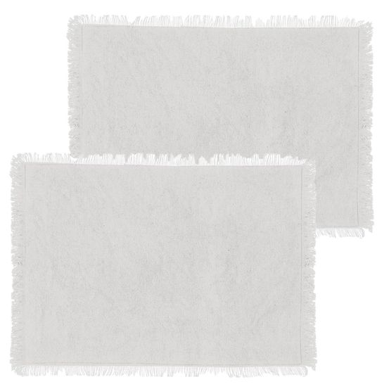 Lot de 2 sets de table en coton maha