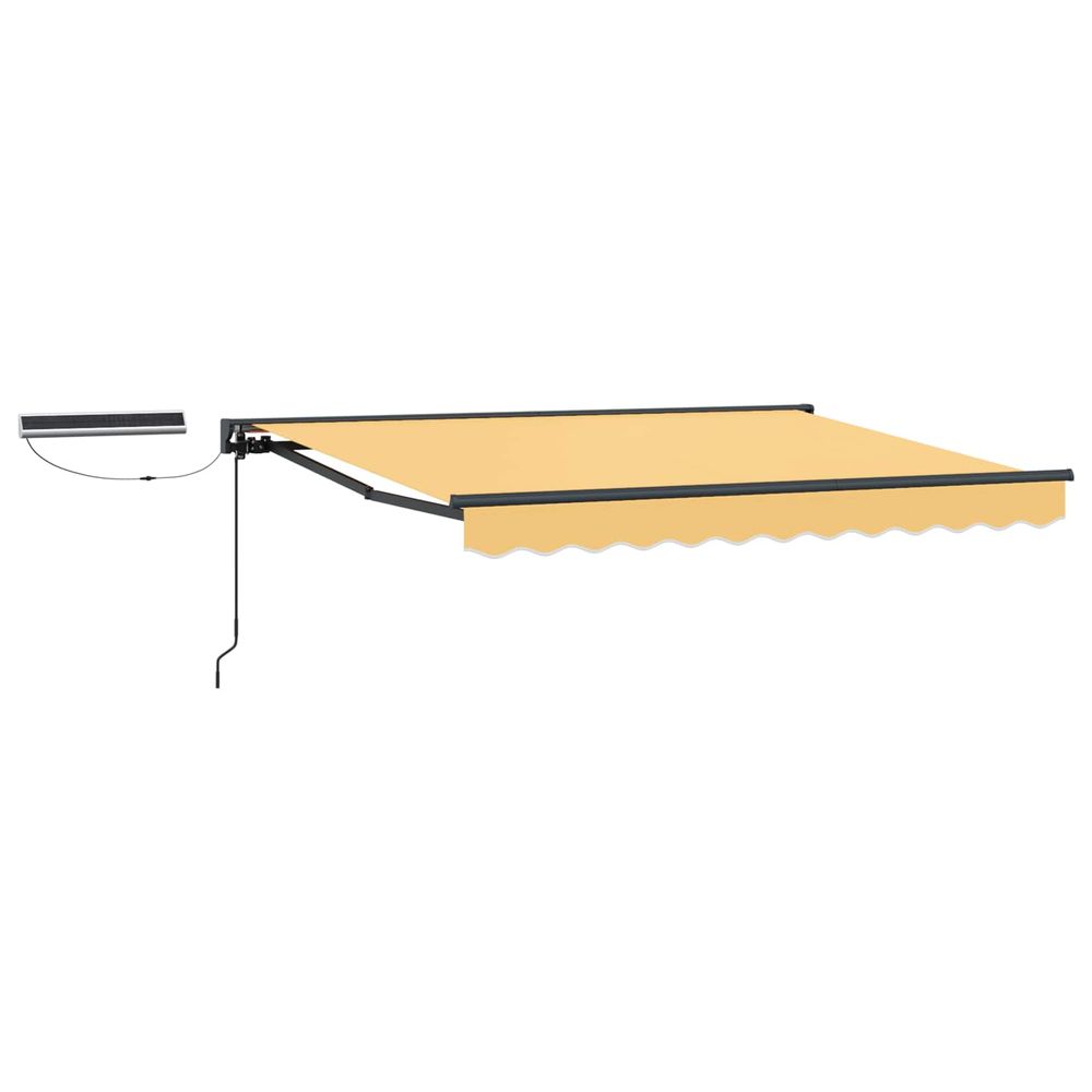 Auvent rétractable électrique sable 2,5 x 2 m