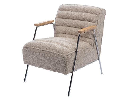 Fauteuil hutch bouclette