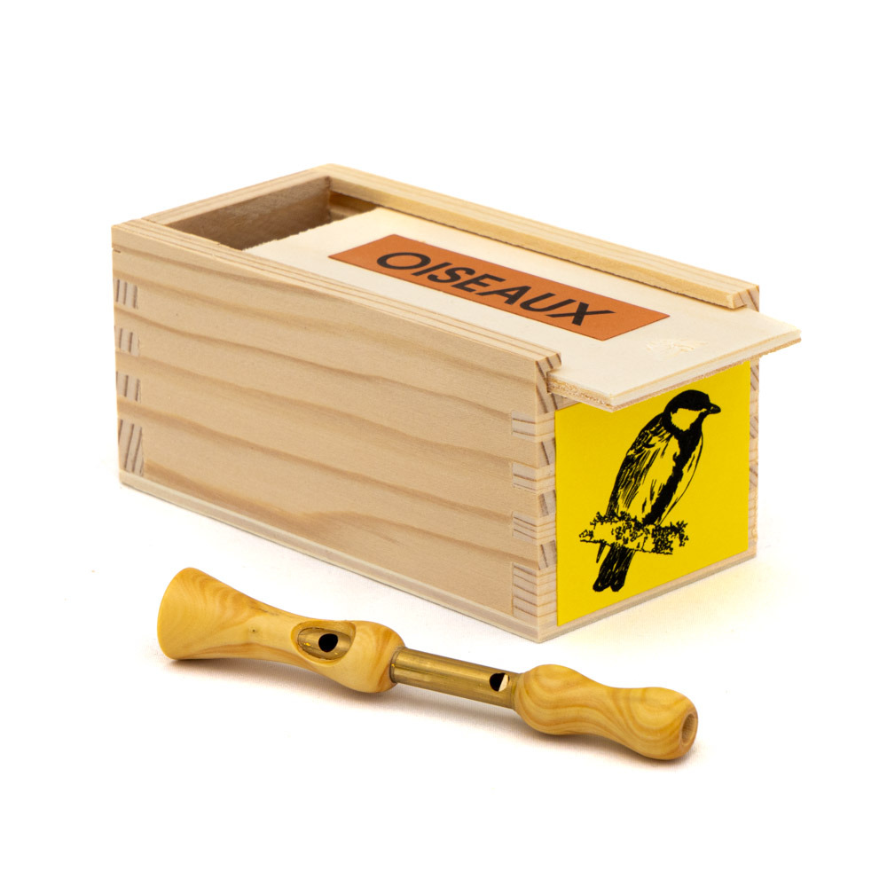 Appeau individuel mésange charbonnière (en coffret bois)
