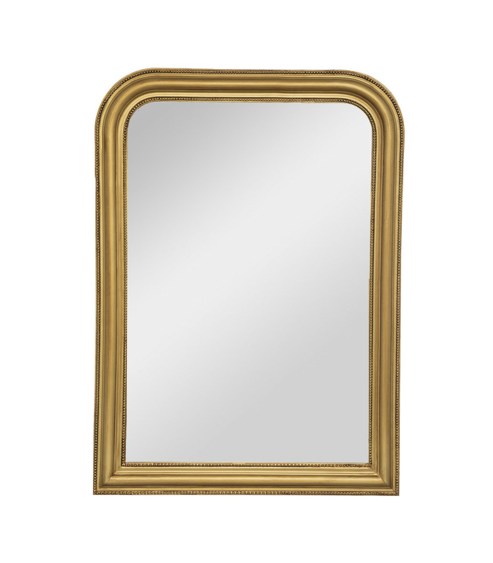 Chende Miroir mural doré de 61 x 91,4 cm - Miroir décoratif pour salon avec cadre