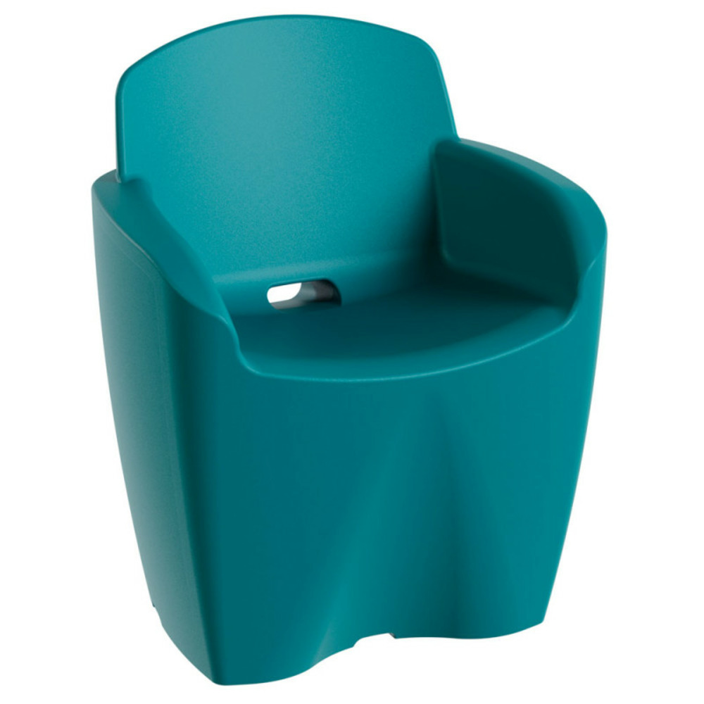 Fauteuil neoclub bleu turquoise
