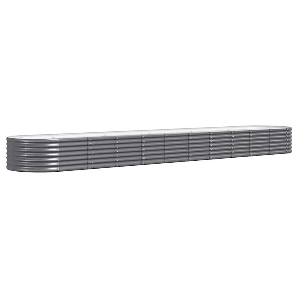 Lit surélevé de jardin acier galvanisé anthracite