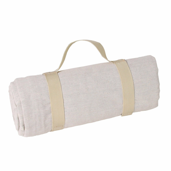 Nappe pique-nique beige 140x140cm
