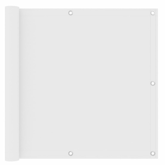 Écran de balcon blanc 90x300 cm tissu oxford