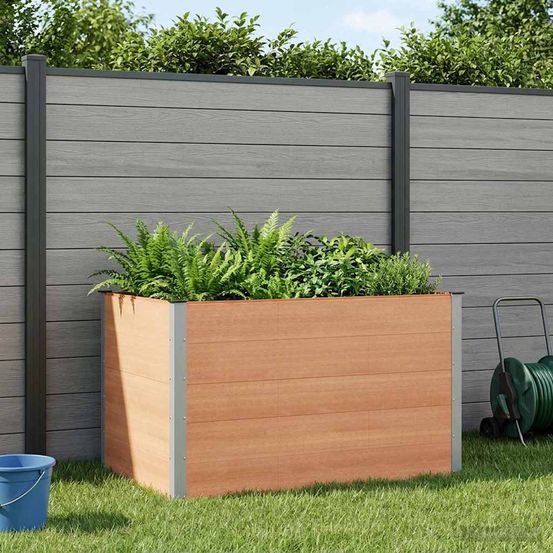 Grande jardinière surélevée wpc pour potager croissance optimale 150cm