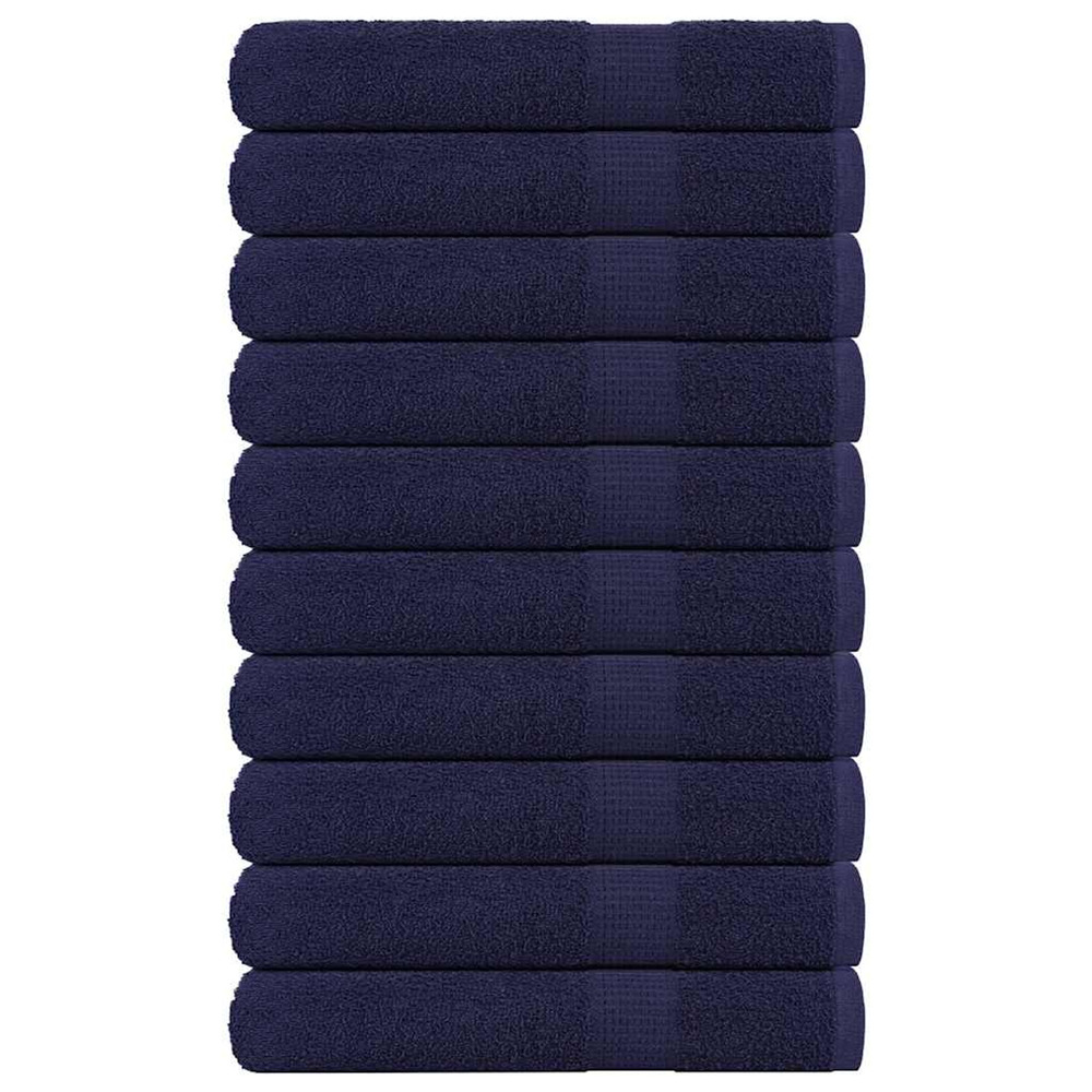 Serviettes frogn 10 pcs bleu marine 100x200 cm 360 g/m²