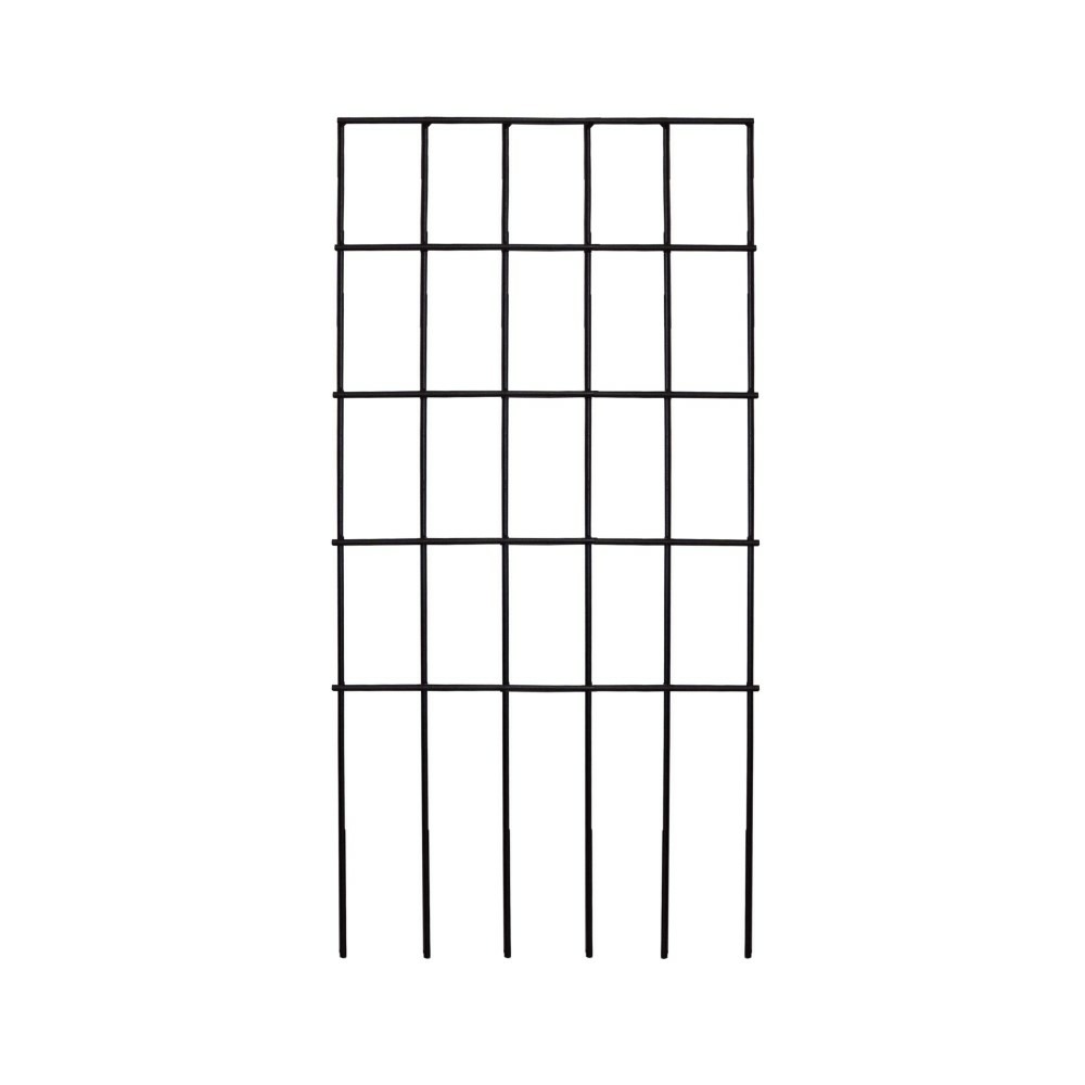 Treillis à piquer droit fer vieilli 50x100 cm - acier époxy