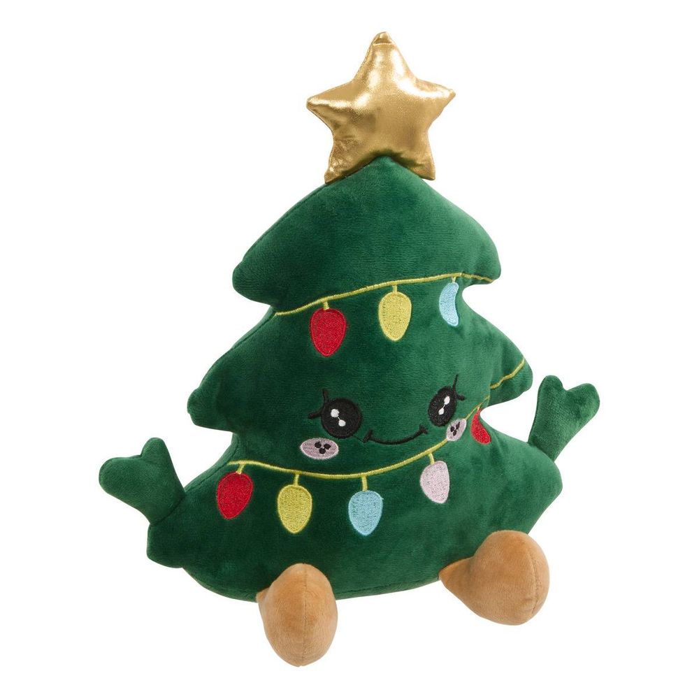 Peluche sapin personnage h. 35 cm