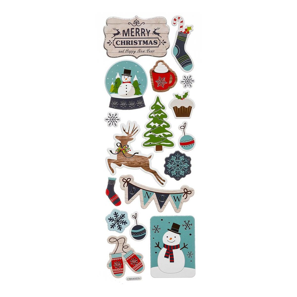 Stickers relief imprimé 25,4 x 10 cm