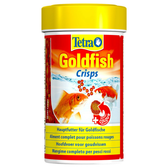 Goldfish crisps 20g - 100ml aliment complet pour les poissons rouge